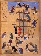 Building ot Castle Khawarnaq,wherein the chamber of the seven icons will be hidden Bihzad