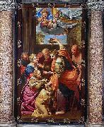 Apparition of the Virgin and Child and San Gennaro at the Miraculous Oil Lamp Domenichino