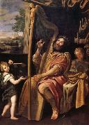 Le Roi David jouant de la harpe Domenichino
